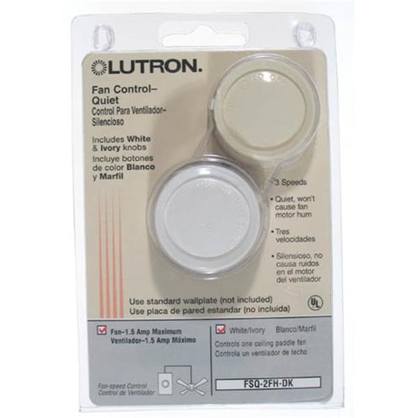 Lutron Lutron Electronics Rotary On-Off Fan-Speed Fully Variable Controls FSQ-2FH-DK 3200086 - main